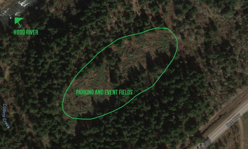 The event site FROM SPACE!!!!!!!